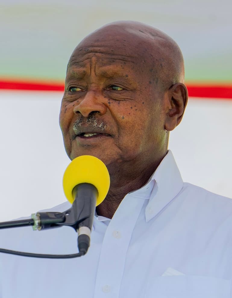 Museveni — editorial portrait