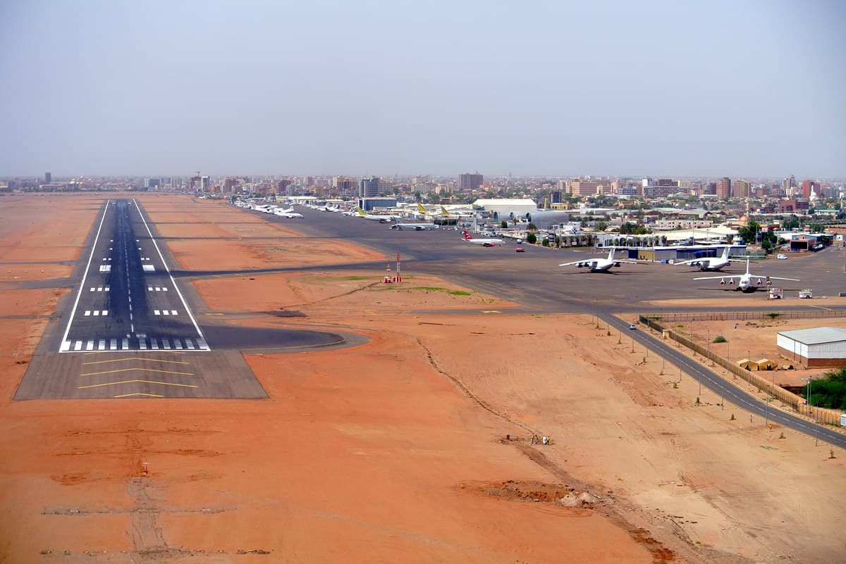 Khartoum Airport — editorial portrait