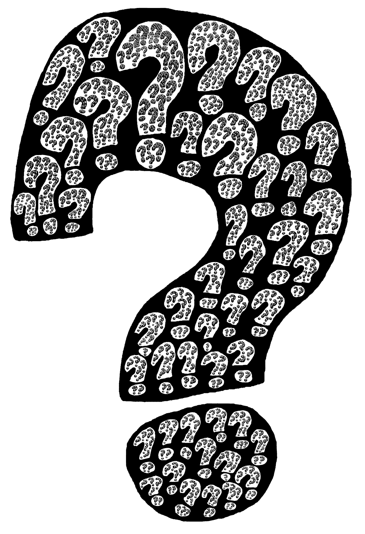 Question — editorial portrait