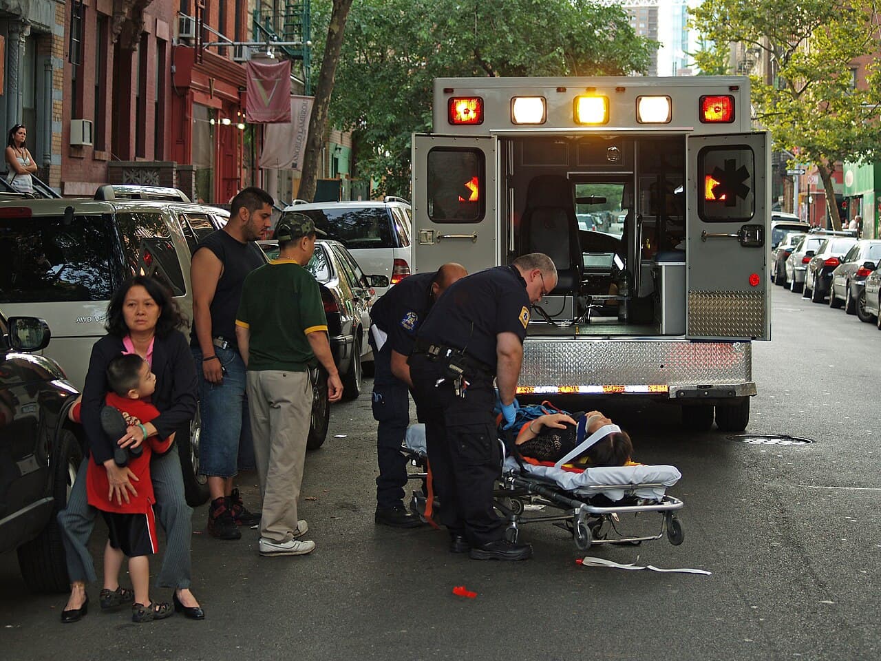 Emergency — editorial portrait