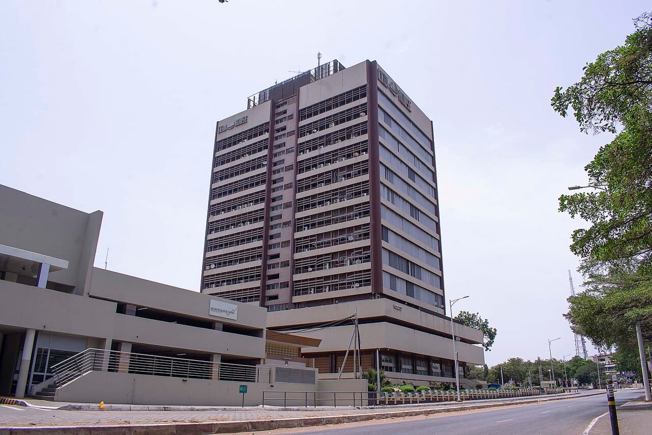 Cedi House, Bank of Ghana headquarters in Accra